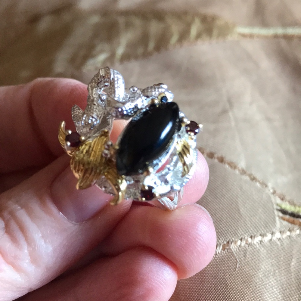 Snake Onyx Ring - image 3